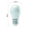led zarovka classic mini globe 4 1w e27 tepla bila obr galerie big ies62860728