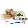 paint your own triceratops diy