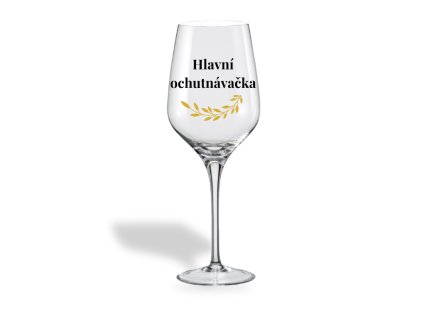 Sklenička na víno - Hlavní ochutnávačka