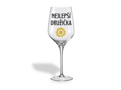 Sklenička na víno - NEJLEPŠÍ DRUŽIČKA