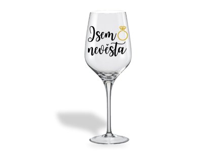 Sklenička na víno - Jsem nevěsta