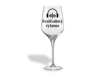 Sklenička na víno - Festivalový rytmus