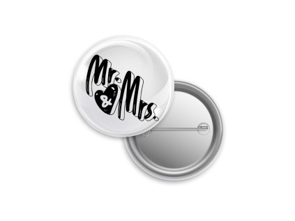 Placka "Mr. & Mrs."