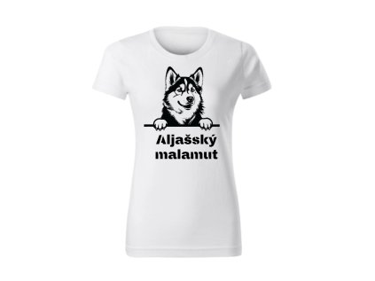 Dámské tričko - Aljašský malamut