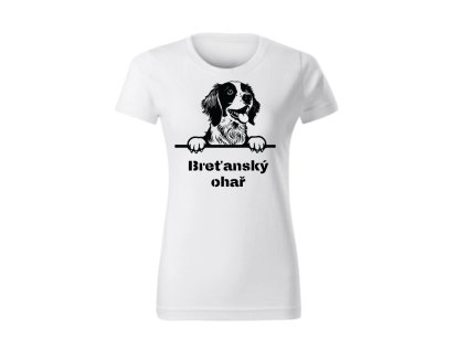 Dámské tričko - Breťanský ohař