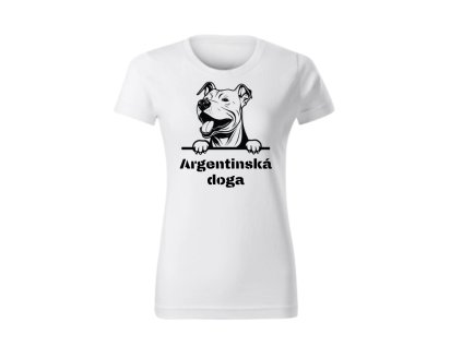 Dámské tričko - Argentinská doga