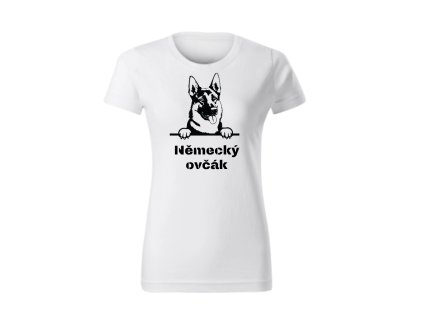 Dámské tričko - Německý ovčák