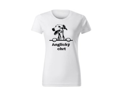 Dámské tričko - Anglický chrt