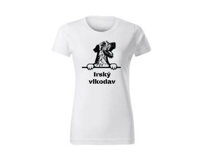 Dámské tričko - Irský vlkodav