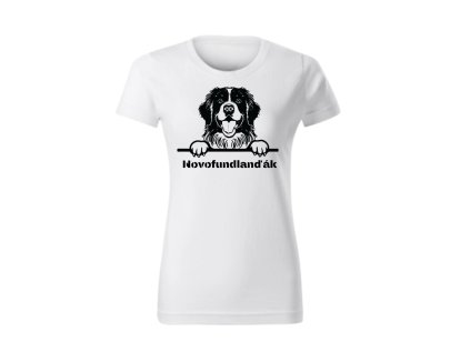 Dámské tričko - Novofundlanďák