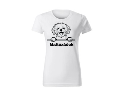 Dámské tričko - Maltézáček