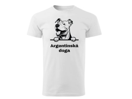 Pánské tričko - Argentinská doga