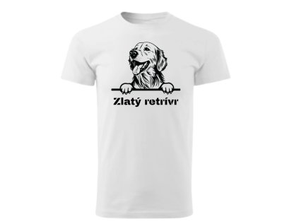 Pánské tričko - Zlatý retrívr
