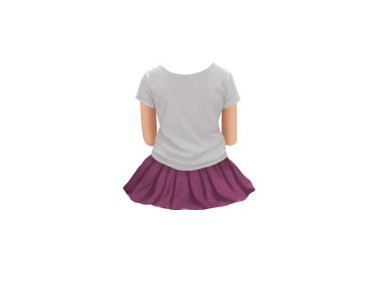 1. osoba dětská sukně