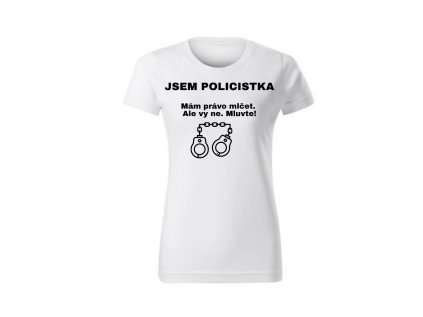 Dámské tričko - Policistka