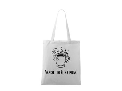 Bavlněná taška - Vánoce běží na punč.
