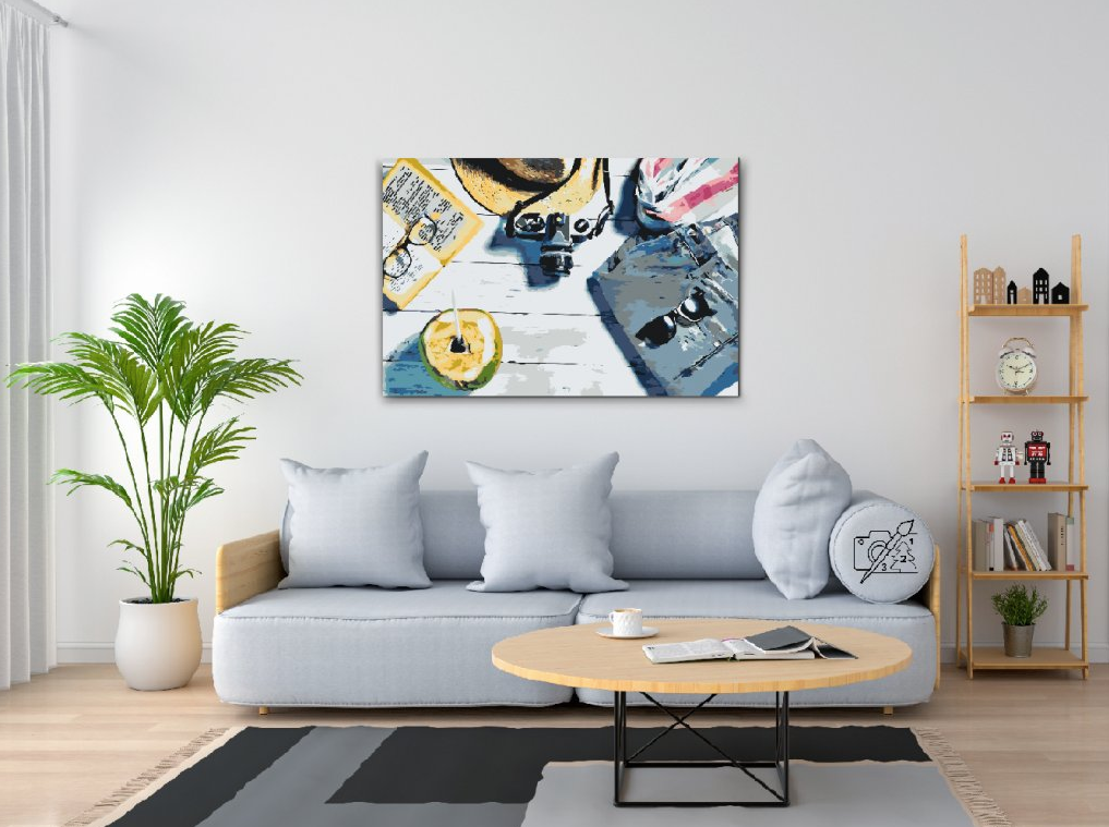 Motifs d’été : Peinture par numéros
