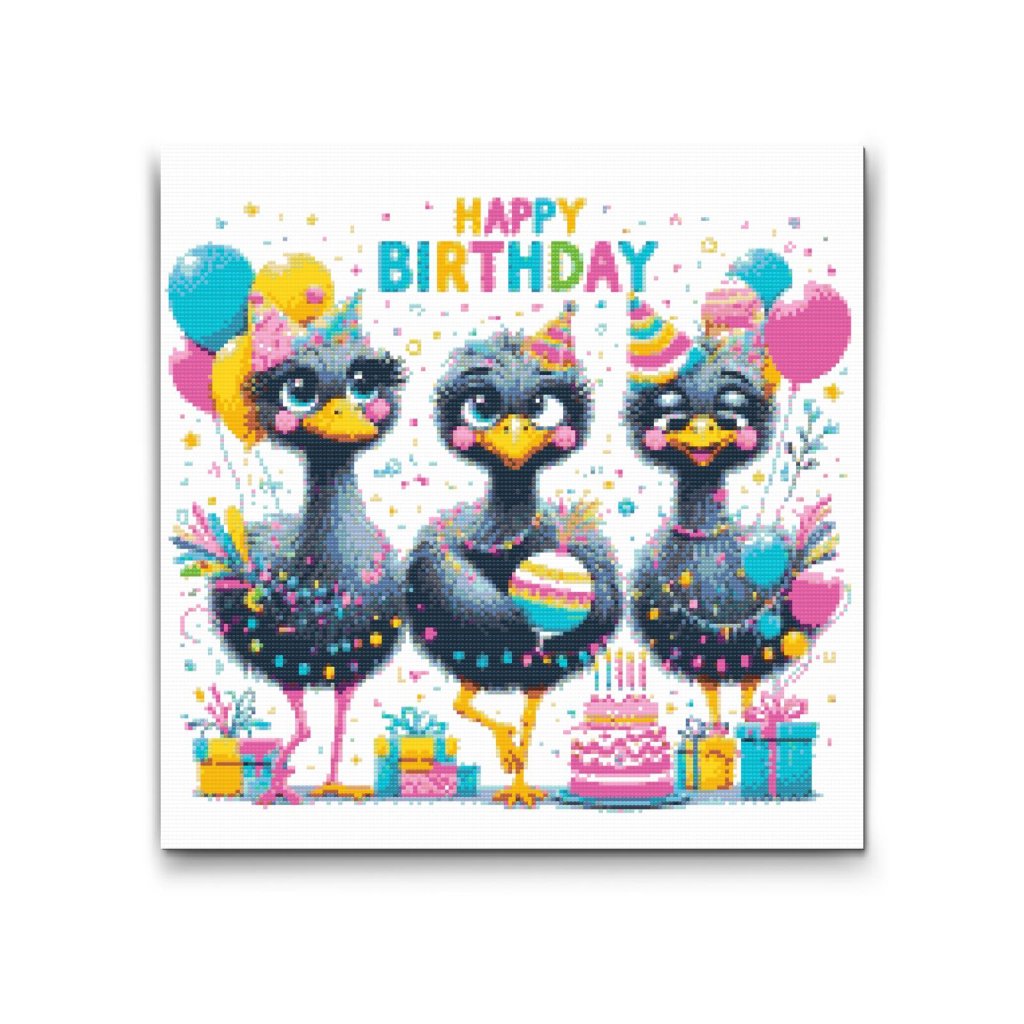M2_Diamond_Paintings_-_The_Ostriches_wish_you_Happy_Birthday