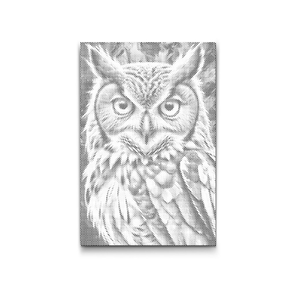 M2_Dotting_Points_-_Owl_in_shades_of_dark_turquoise