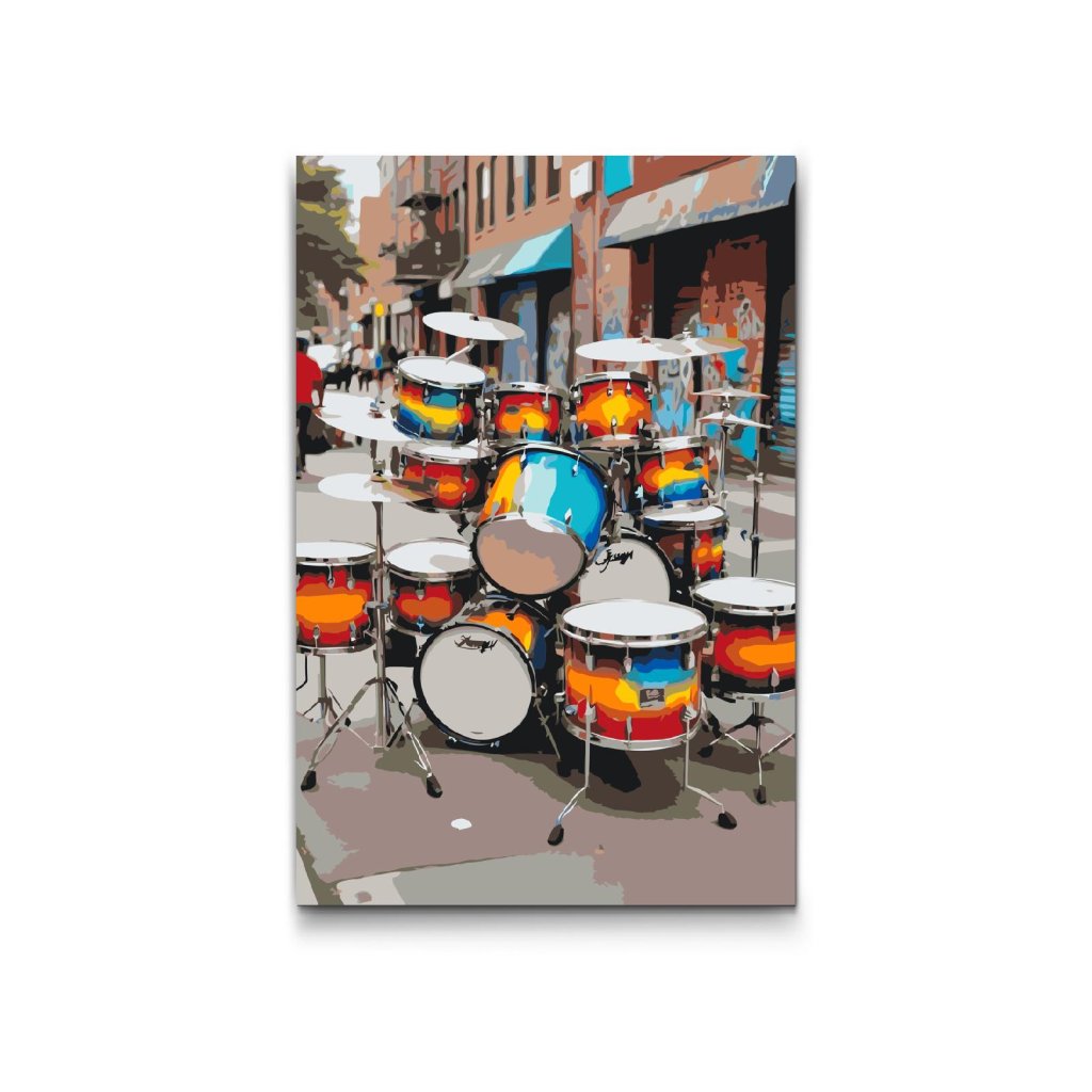 M2_Painting_by_Numbers_-_Drum_set_on_the_street