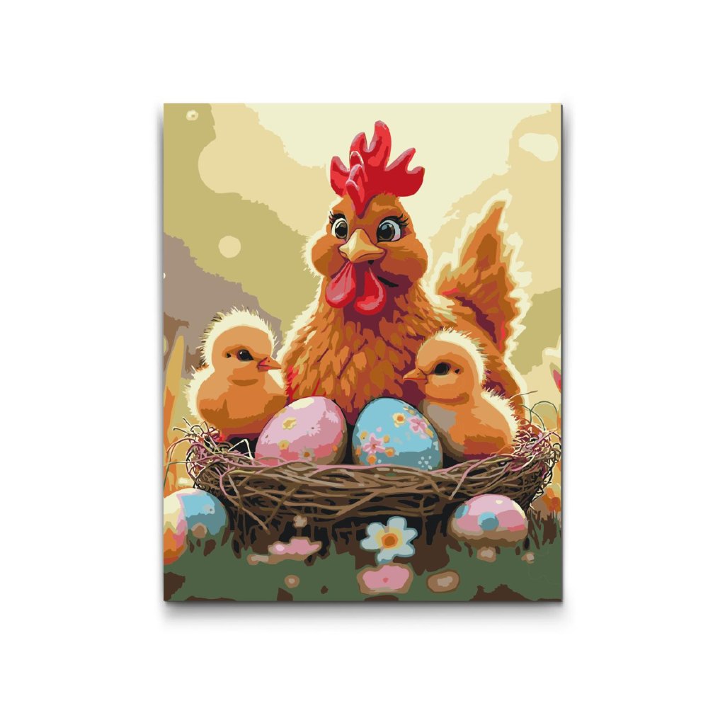 M2_Painting_by_Numbers_-_Hen_and_chickens