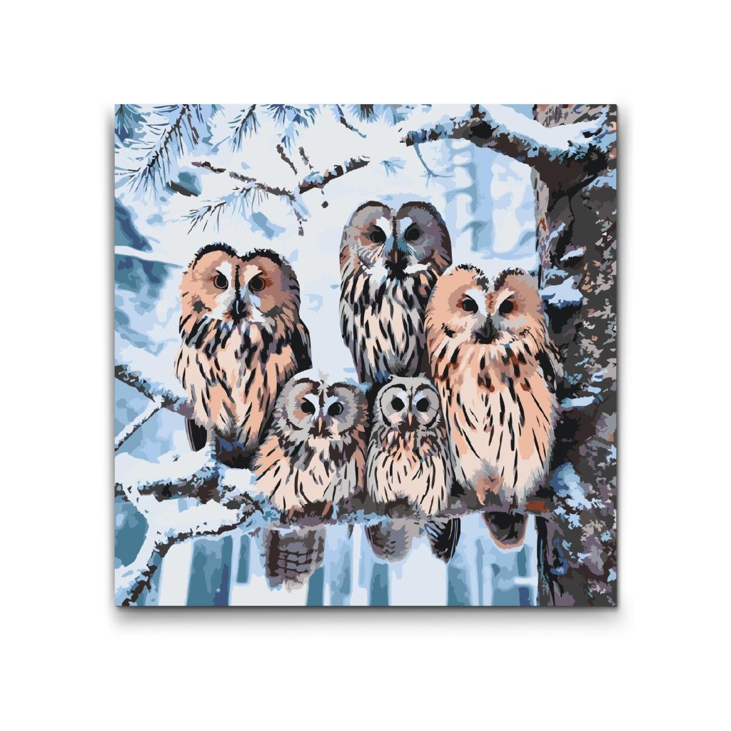 M2_Painting_by_Numbers_-_Owl_family_in_winter