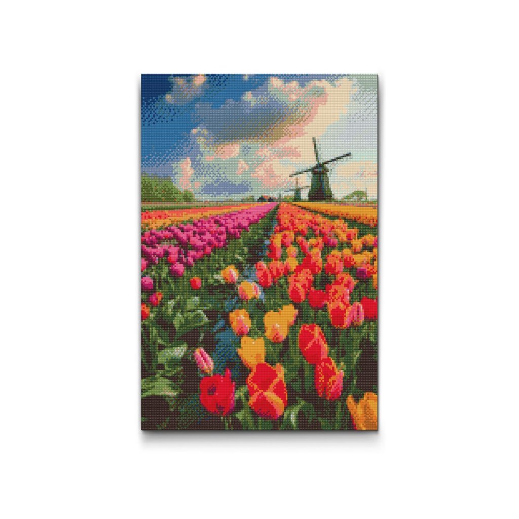 M2_Diamond_Paintings_-_Windmills_in_a_field_of_tulips