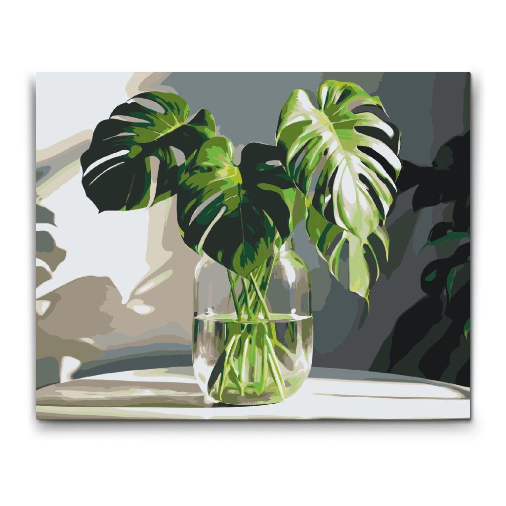 M2_Painting_by_Numbers_-_Monstera_in_a_vase