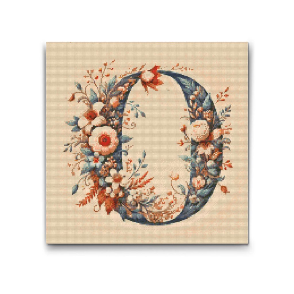 M2_Diamond_Paintings_-_Letter_O_-_Floral_Pattern