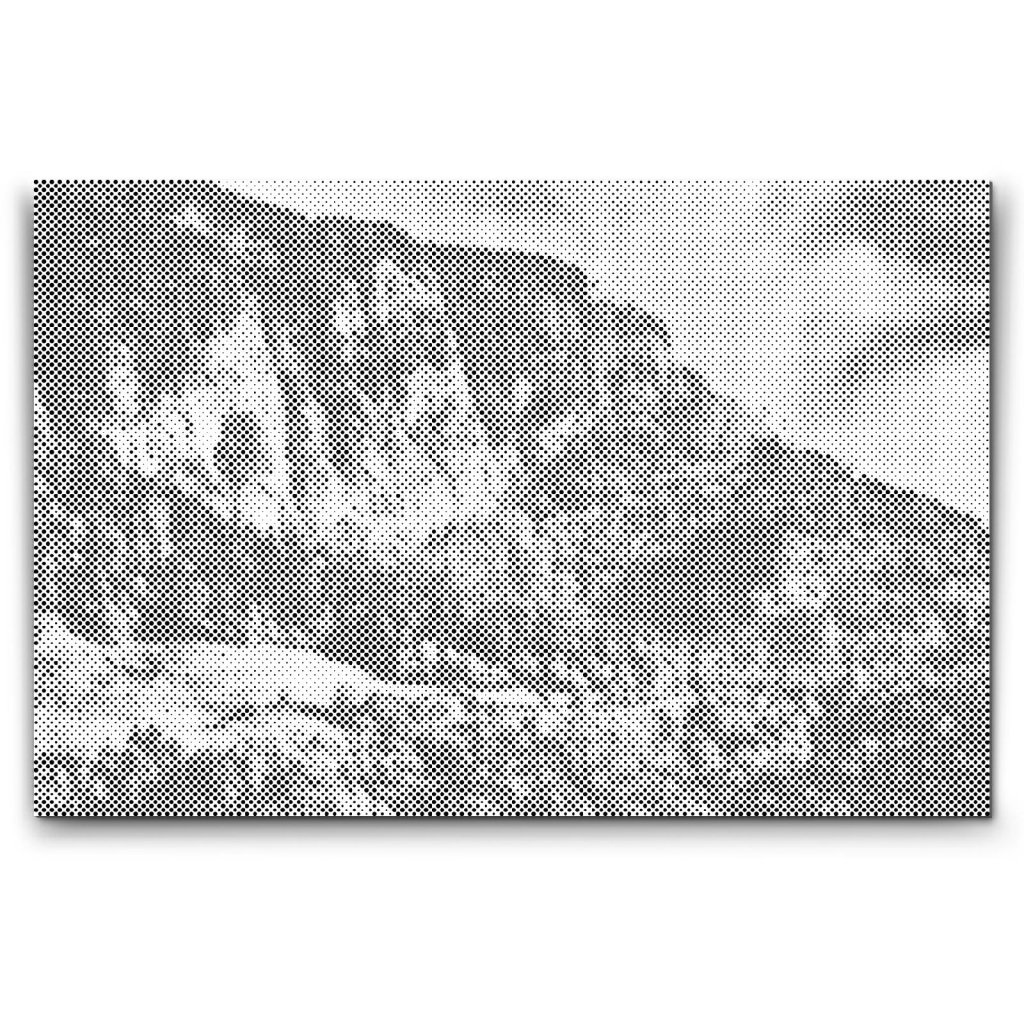 Pointillage - Paysage coloré - Slovénie