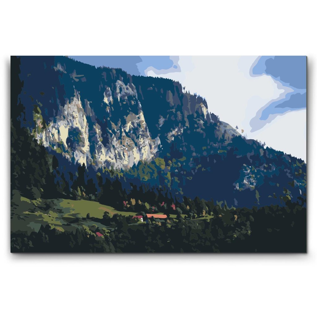 Peinture par numéros - Paysage coloré - Slovénie