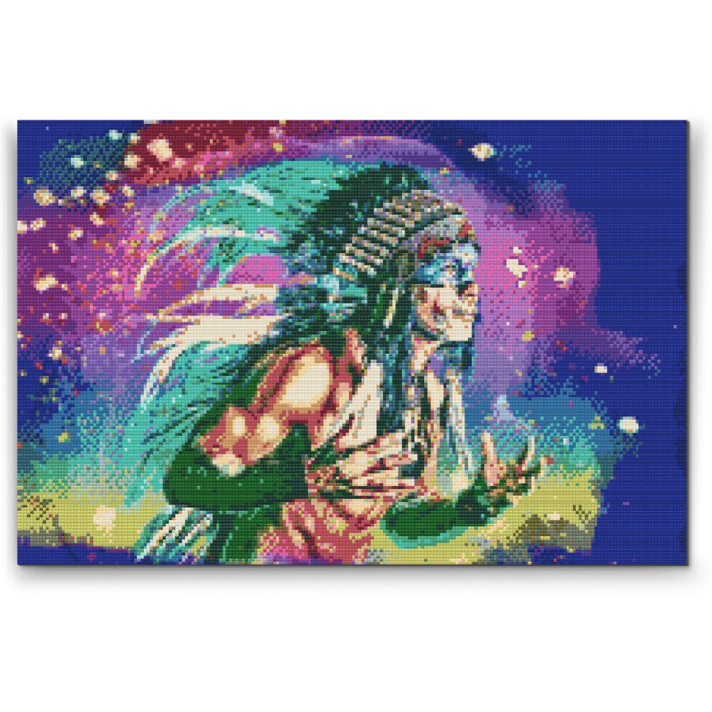 Diamond Painting - Colored Indian