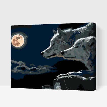 Paint by Number - Wolves