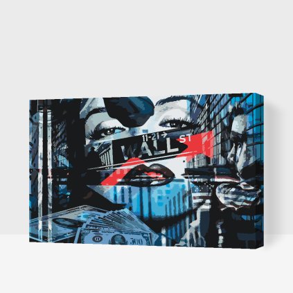 Paint by Number - Marilyn Monroe on the Wall Street