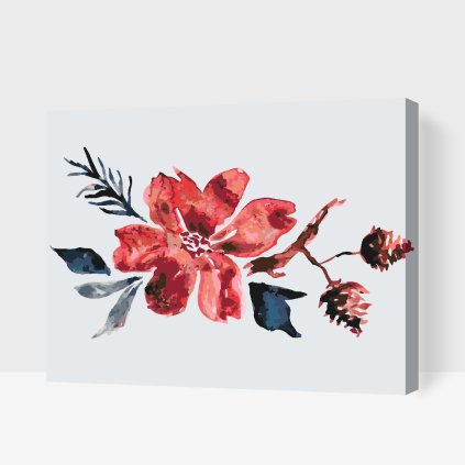 Paint by Number - Sketch of the Flower