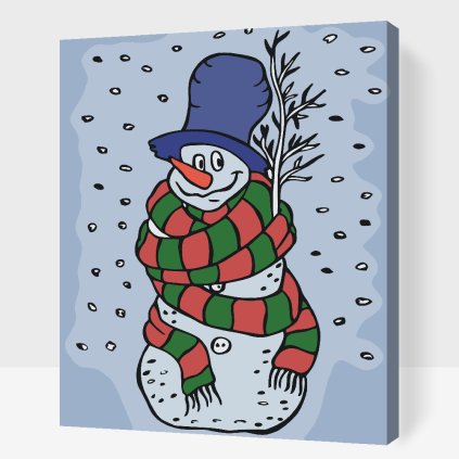 Paint by Number - Snowman