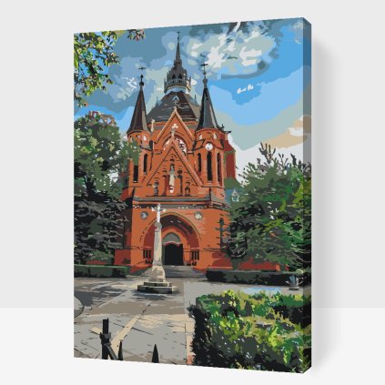 Paint by Number -  Breclav - Church of the Visitation of the Virgin Mary