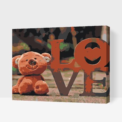 Paint by Number - Teddy Bear