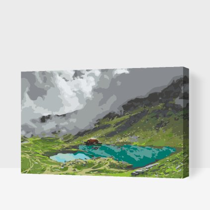 Paint by Number - Lake Balea, Romania