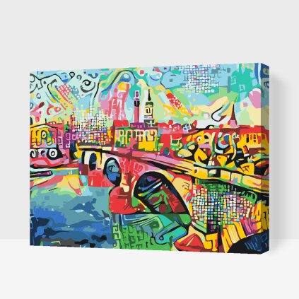 Paint by Number - Colorful Bridge
