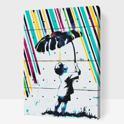 Paint by Number - Little Boy with Burch