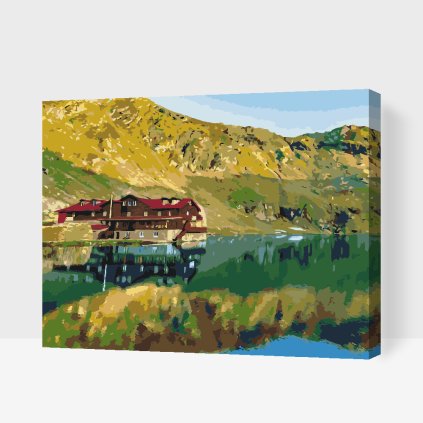 Paint by Number - Lake Balea, Romania 2