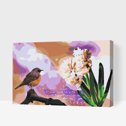 Paint by Number - Hyacinth and Bird