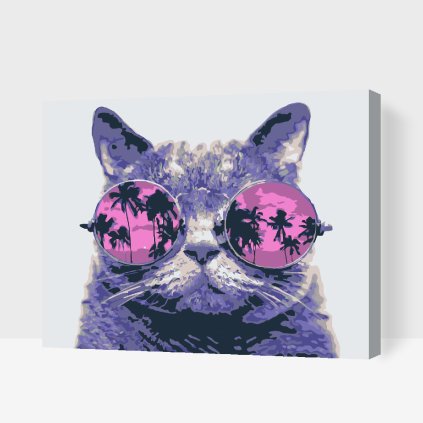 Paint by Number - Party Cat