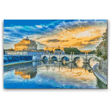 Diamond Painting - St. Angelo Bridge in Rome
