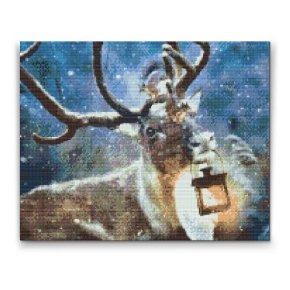 Diamond Painting - Deer with Lantern
