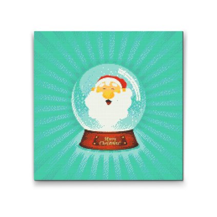 Diamond Painting - Paperweight - Santa
