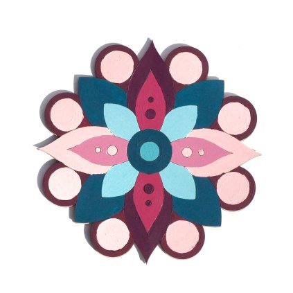 Wooden cutout - Mandala 8