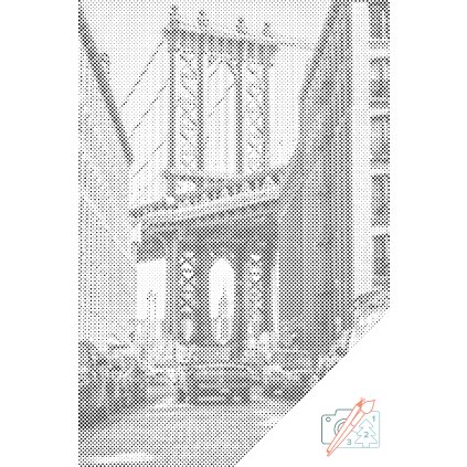 Dotting points - Brooklyn Bridge