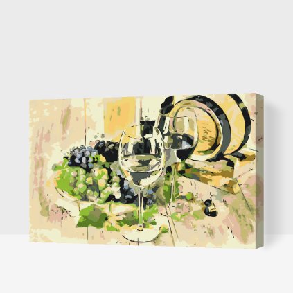 Paint by Number - Two Types of Wine